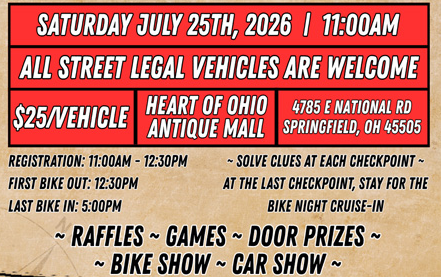 Mad River Punishers Springfield Soup Kitchen Bike Night and Cruise In